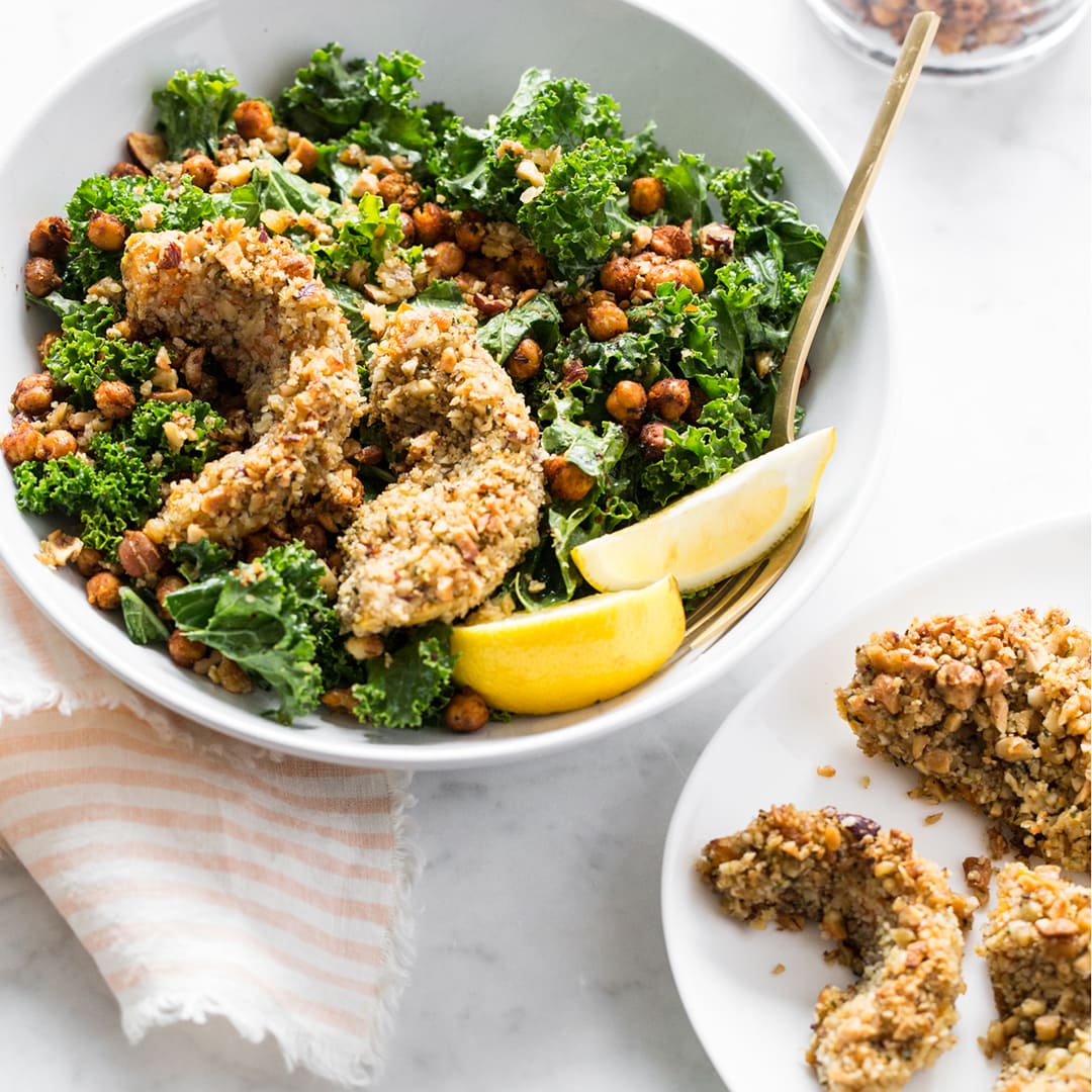 Delicious plate of nutty butternut squash
