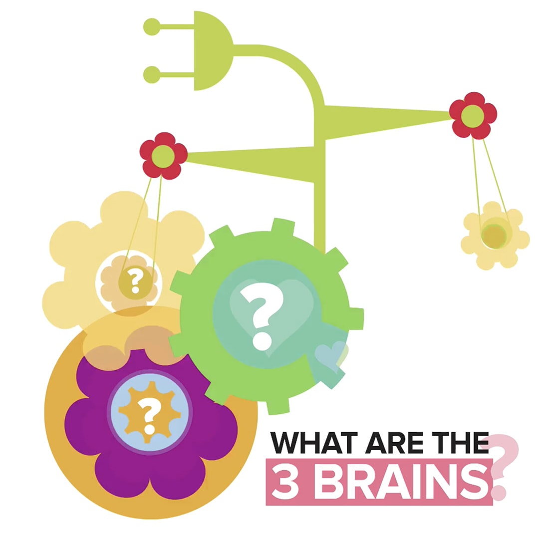 colourful drawing of gears