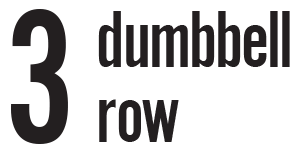 Dumbbel row