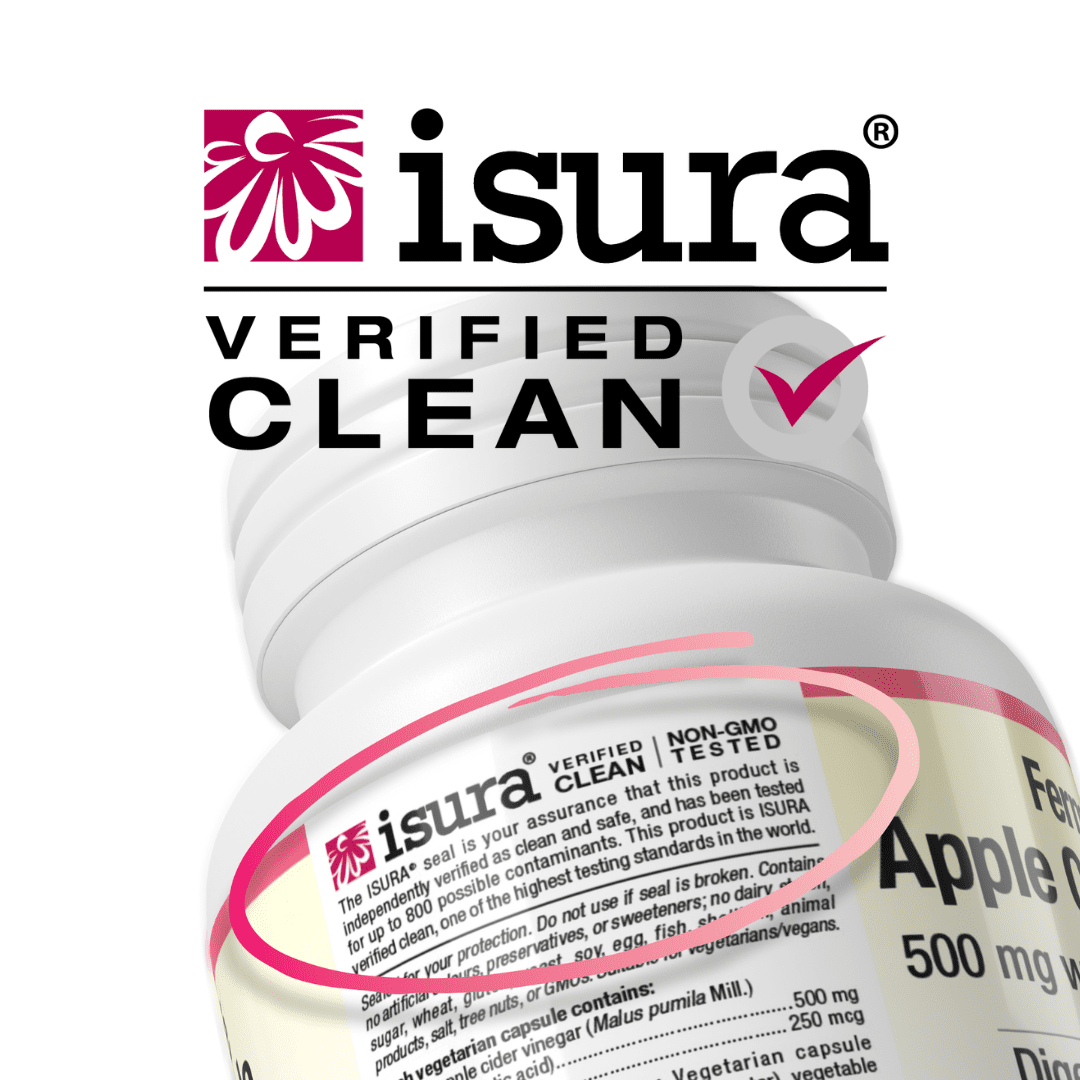 Vitamin Bottle with ISURA Seal
